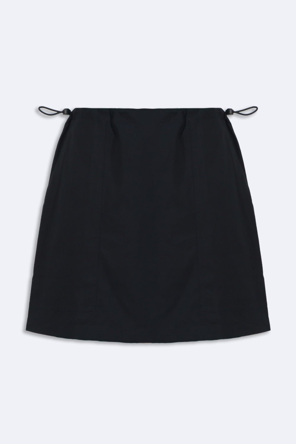 Black Poplin Mini Skirt - BEEGLEE