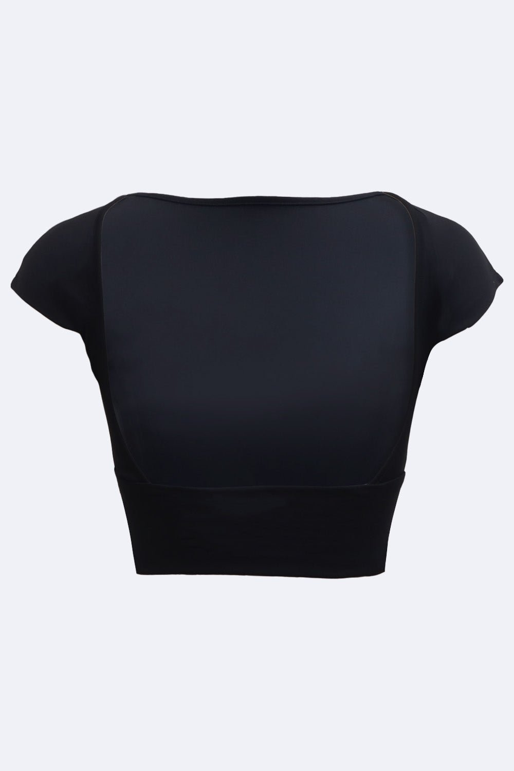 Black Retro Backless Tee - BEEGLEE