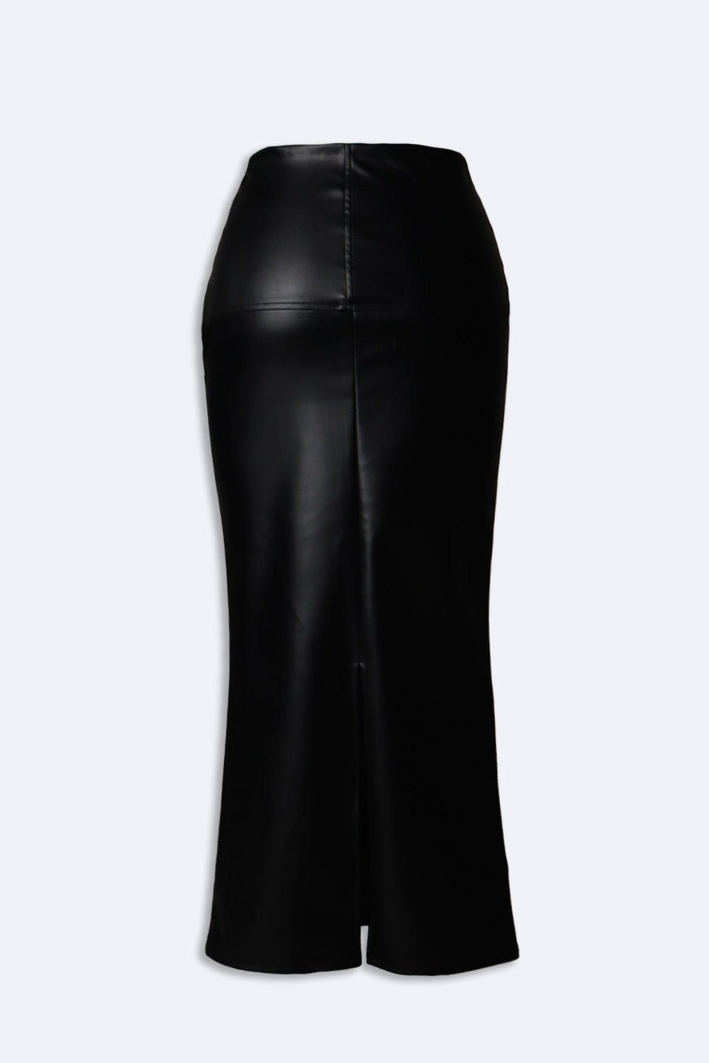 Black trumpet leather skirt - BEEGLEE