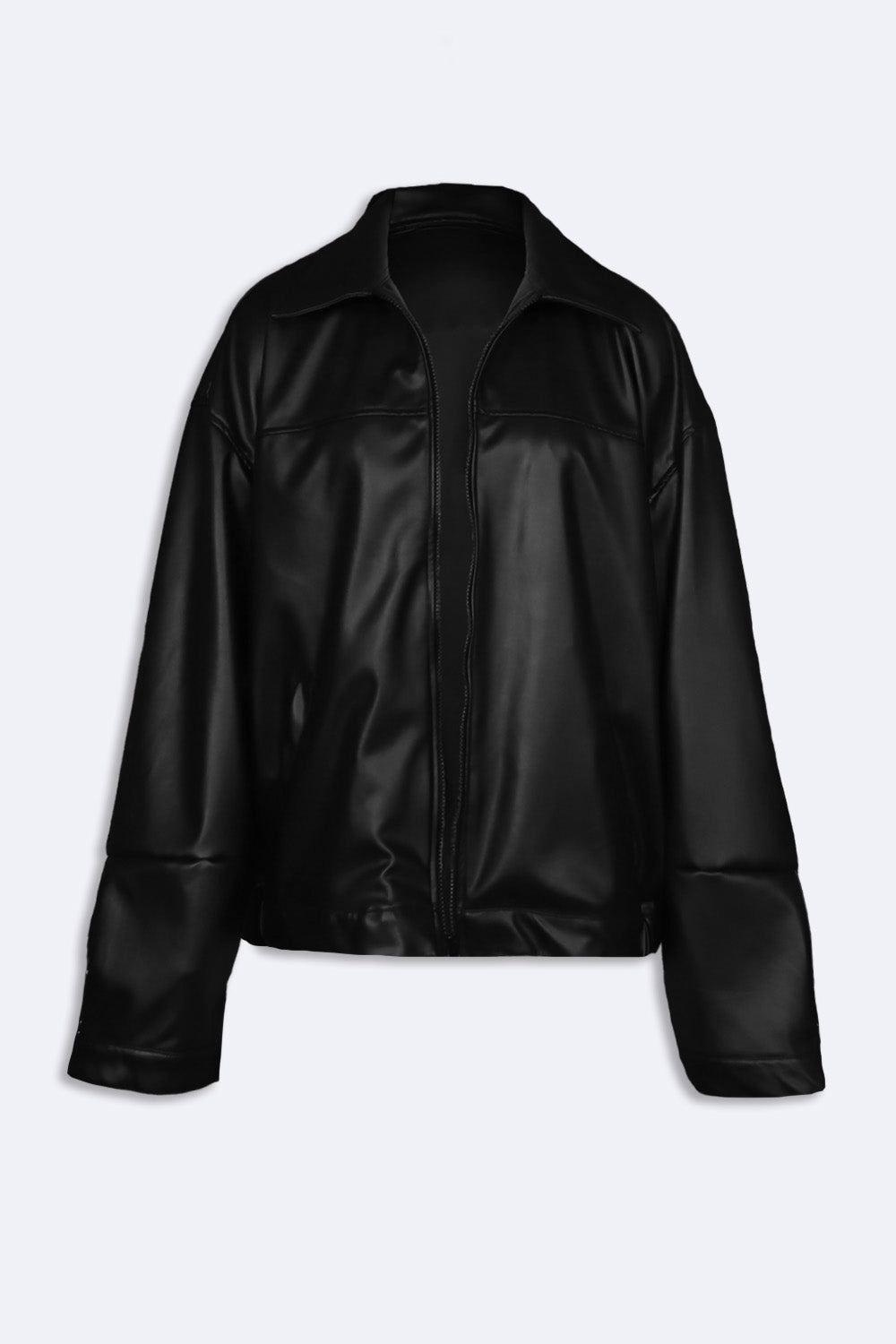 Black viper leather jacket - BEEGLEE