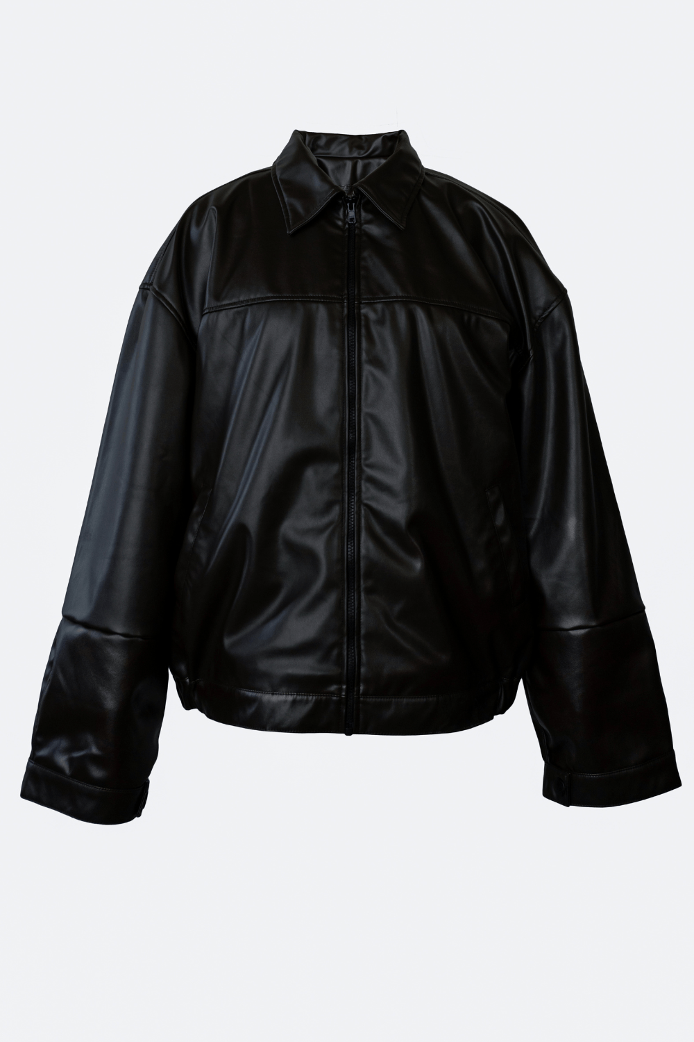 Black viper leather jacket - BEEGLEE