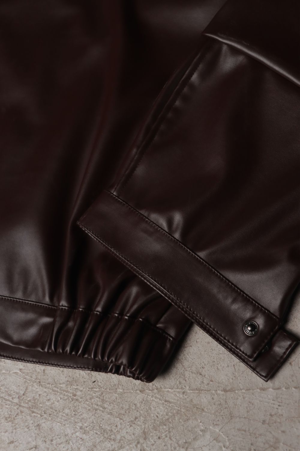 Brown viper leather jacket - BEEGLEE