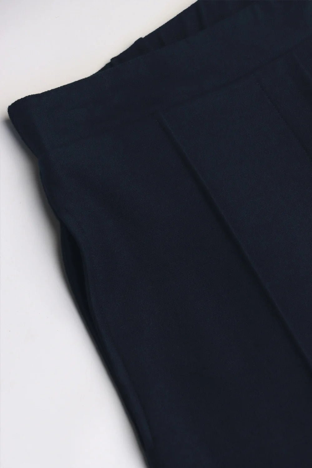 Navy High Rise Tapered Pants - BEEGLEE